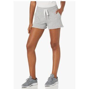 Calvin Klein Performance Ribbed Waistband Shorts Women's Gray Elastic Waist
